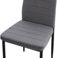 ΣΕΤ ΤΡΑΠΕΖΑΡΙΑΣ 5ΤΜΧ LADY HM21199.01 ΓΥΑΛΙ--ΜΕΤΑΛΛΟ ΣΕ ΜΑΥΡΟ & ΒΕΛΟΥΔΟ ΓΚΡΙ