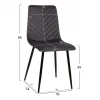 ΣΕΤ ΤΡΑΠΕΖΑΡΙΑΣ 5ΤΜΧ LATRELL HM21192 ΤΡΑΠΕΖΙ ΚΕΡΑΜΙΚΟ TOP-ΒΕΛΟΥΔΟ ΓΚΡΙ ΚΑΡΕΚΛΕΣ