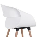 ΣΕΤ ΤΡΑΠΕΖΑΡΙΑΣ 5ΤΜΧ MAGGIE HM21186 MDF TOP & ΠΟΛΥΠΡΟΠΥΛΕΝΙΟ ΣΕ ΛΕΥΚΟ ΧΡΩΜΑ