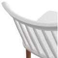 ΣΕΤ ΤΡΑΠΕΖΑΡΙΑΣ 5ΤΜΧ MINIMAL HM21172 MDF TOP ΣΕ ΛΕΥΚΟ-ΣΚΕΛΕΤΟΣ ΣΕ ΦΥΣΙΚΟ ΞΥΛΟΥ