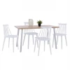 ΣΕΤ ΤΡΑΠΕΖΑΡΙΑΣ 5ΤΜΧ OFIRA HM10634 MDF TOP ΣΕ SONAMA--ΛΕΥΚΕΣ ΚΑΡΕΚΛΕΣ