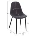 ΣΕΤ ΤΡΑΠΕΖΑΡΙΑΣ 5ΤΜΧ RAVEN HM21068.02 ΚΕΡΑΜΙΚΟ TOP ΜΑΥΡΟ ΜΑΡΜΑΡΟ--ΓΚΡΙ ΥΦΑΣΜΑ