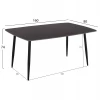 ΣΕΤ ΤΡΑΠΕΖΑΡΙΑΣ 5ΤΜΧ RAVEN HM21069.02 ΚΕΡΑΜΙΚΟ TOP ΜΑΥΡΟ ΜΑΡΜΑΡΟ & 4 ΚΑΡΕΚΛΕΣ
