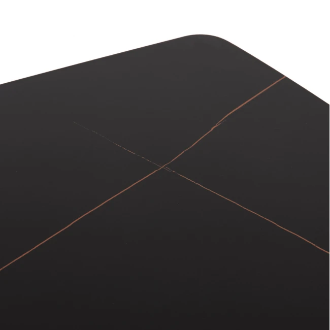 ΣΕΤ ΤΡΑΠΕΖΑΡΙΑΣ 5ΤΜΧ RAVEN HM21069.02 ΚΕΡΑΜΙΚΟ TOP ΜΑΥΡΟ ΜΑΡΜΑΡΟ & 4 ΚΑΡΕΚΛΕΣ