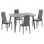ΣΕΤ ΤΡΑΠΕΖΑΡΙΑΣ 5ΤΜΧ RAVEN HM21224.03 ΚΕΡΑΜΙΚΟ TOP ΓΚΡΙ ΜΑΡΜΑΡΟ--ΒΕΛΟΥΔΟ ΓΚΡΙ