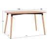 ΣΕΤ ΤΡΑΠΕΖΑΡΙΑΣ 5ΤΜΧ VEGAS HM21180 MDF TOP ΣΕ ΦΥΣΙΚΟ--ΥΦΑΣΜΑ ΜΠΕΖ