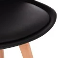 ΣΕΤ ΤΡΑΠΕΖΑΡΙΑΣ 5ΤΜΧ VEGAS HM21185 MDF TOP ΣΕ ΜΑΥΡΟ--ΠΟΔΙΑ ΟΞΙΑΣ