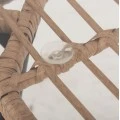 ΣΕΤ 7ΤΜΧ ALLEGRA WICKER ΜΕ ΤΡΑΠΕΖΙ 160X90X78Υ ΜΠΕΖ & ΜΑΥΡΟ ΧΡΩΜΑ HM10495