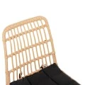 ΣΕΤ 7ΤΜΧ ALLEGRA WICKER ΜΕ ΤΡΑΠΕΖΙ 160X90X78Υ ΜΠΕΖ & ΜΑΥΡΟ ΧΡΩΜΑ HM10495