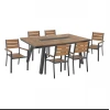 ΣΕΤ ΤΡΑΠΕΖΑΡΙΑΣ 7ΤΜΧ SAGA HM10814 ΑΛΟΥΜΙΝΙΟ ΣΕ ΓΚΡΙ--POLYWOOD