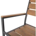 ΣΕΤ ΤΡΑΠΕΖΑΡΙΑΣ 7ΤΜΧ SAGA HM10814 ΑΛΟΥΜΙΝΙΟ ΣΕ ΓΚΡΙ--POLYWOOD