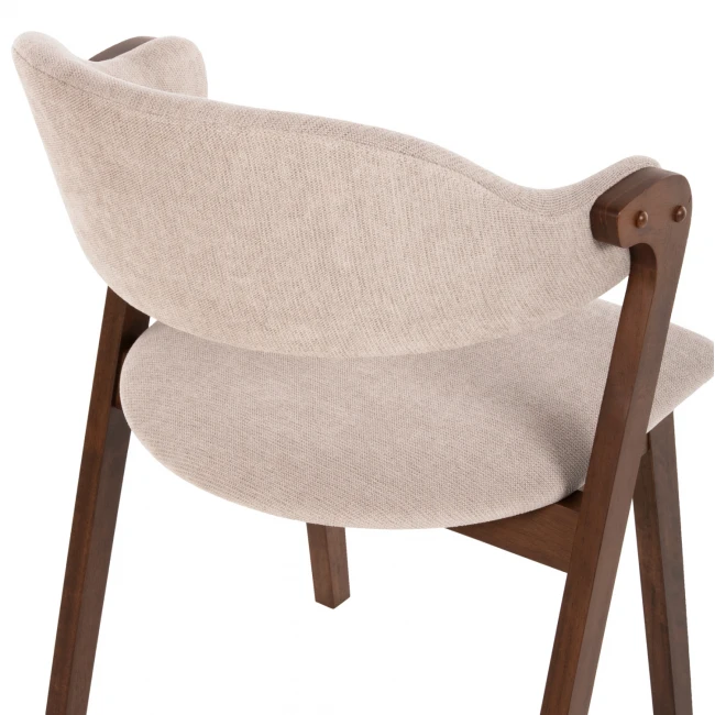 ΣΕΤ ΤΡΑΠΕΖΑΡΙΑΣ 9ΤΜΧ RIDER HM21341 ΤΡΑΠΕΖΙ ΑΠΟ MDF--ΚΑΡΕΚΛΕΣ RUBBERWOOD & ΥΦΑΣΜΑ