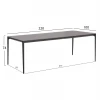 ΣΕΤ ΤΡΑΠΕΖΑΡΙΑΣ 9ΤΜΧ STAD HM10865.01 ΓΚΡΙ ΑΛΟΥΜΙΝΙΟ-SINTERED STONE TOP-OLEFIN