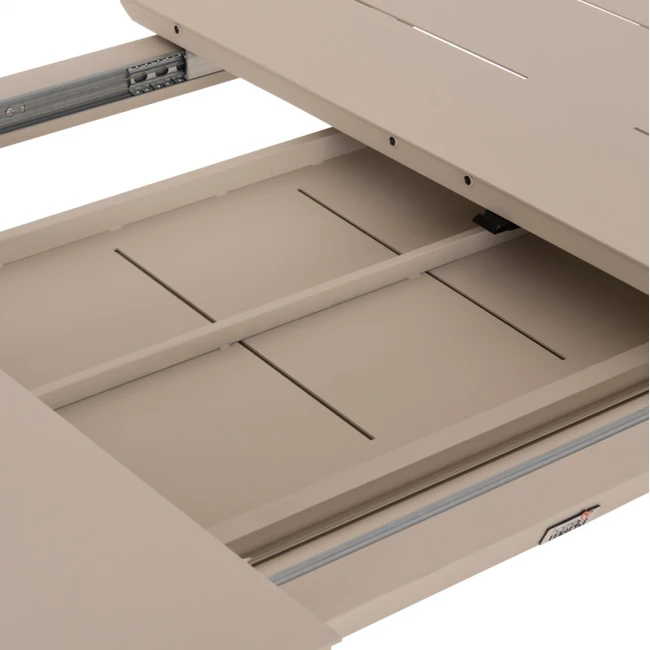 ΣΕΤ ΤΡΑΠΕΖΑΡΙΑΣ ΕΞ.ΧΩΡΟΥ 6 ΘΕΣΕΩΝ ELARA HM10726.05 ΜΠΕΖ ΑΛΟΥΜΙΝΙΟ-ΕΠΕΚΤΕΙΝΟΜΕΝΟ ΤΡΑΠΕΖΙ