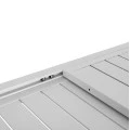 ΣΕΤ ΤΡΑΠΕΖΑΡΙΑΣ ΕΞ.ΧΩΡΟΥ 7ΤΜΧ KRUM HM21132 ΛΕΥΚΟ ΑΛΟΥΜΙΝΙΟ--P.E.TWISTED RATTAN