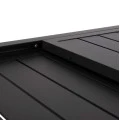 ΣΕΤ ΤΡΑΠΕΖΑΡΙΑΣ ΕΞ.ΧΩΡΟΥ 7ΤΜΧ KRUM HM21155 ΣΚΟΥΡΟ ΓΚΡΙ ΑΛΟΥΜΙΝΙΟ-P.E.RATTAN