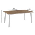 ΣΕΤ ΤΡΑΠΕΖΑΡΙΑΣ TABER HM10737.01 ΤΡΑΠΕΖΙ & 6 ΠΟΛΥΘΡΟΝΕΣ-ΑΛΟΥΜΙΝΙΟ & POLYWOOD-ΛΕΥΚΟ