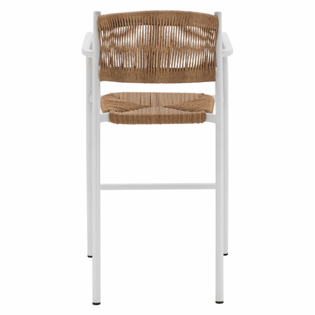 ΣΚΑΜΠΟ ΑΛΟΥΜΙΝΙΟΥ ΛΕΥΚΟ ΜΕ ΣΧΟΙΝΙ ΡΕ ΜΠΕΖ HM5785.01 56x59x107 εκ.