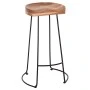ΣΚΑΜΠΟ BAR ELEANOR HM8363.11 ΜΑΣΙΦ ΞΥΛΟ ΑΚΑΚΙΑΣ-ΜΕΤΑΛΛΟ 50x43x78Υεκ.