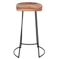 ΣΚΑΜΠΟ BAR ELEANOR ΑΠΟ ΜΑΣΙΦ ΞΥΛΟ ΑΚΑΚΙΑΣ 48x40χ76Υεκ. HM8363.11