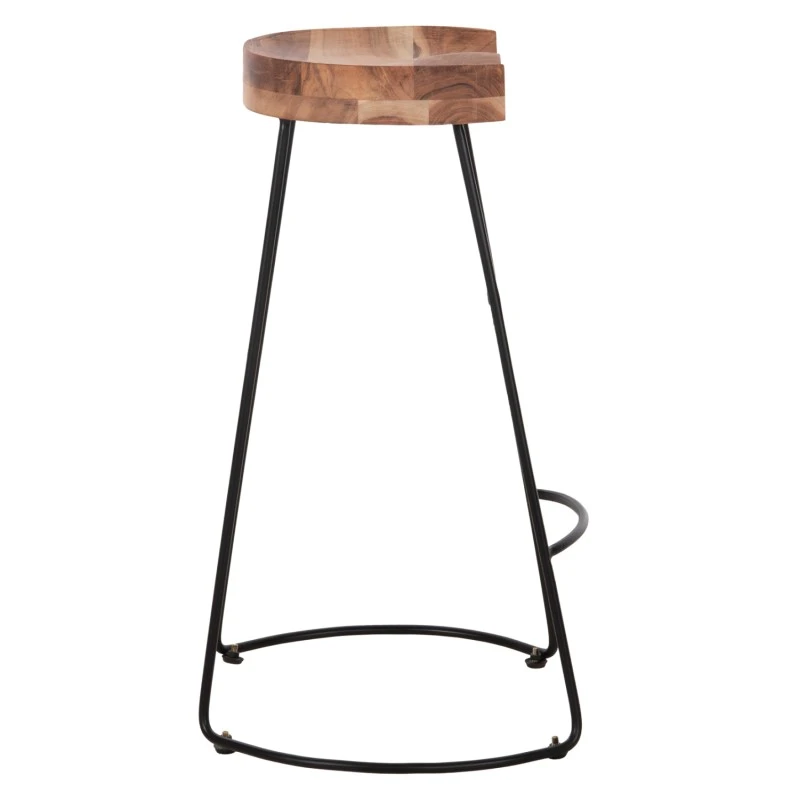 ΣΚΑΜΠΟ BAR ELEANOR ΑΠΟ ΜΑΣΙΦ ΞΥΛΟ ΑΚΑΚΙΑΣ 48x40χ76Υεκ. HM8363.11