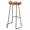 ΣΚΑΜΠΟ BAR ELEANOR ΑΠΟ ΜΑΣΙΦ ΞΥΛΟ ΑΚΑΚΙΑΣ 48x40χ76Υεκ. HM8363.11