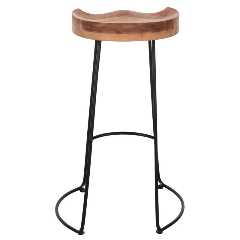 ΣΚΑΜΠΟ BAR ELEANOR ΑΠΟ ΜΑΣΙΦ ΞΥΛΟ ΑΚΑΚΙΑΣ 48x40χ76Υεκ. HM8363.11