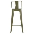 ΣΚΑΜΠΟ BAR ME ΠΛΑΤΗ ΜΕΤΑΛΛΙΚΟ MELITA-PRO HM8643.43 DARK OLIVE GREEN 42x42x100Υεκ.