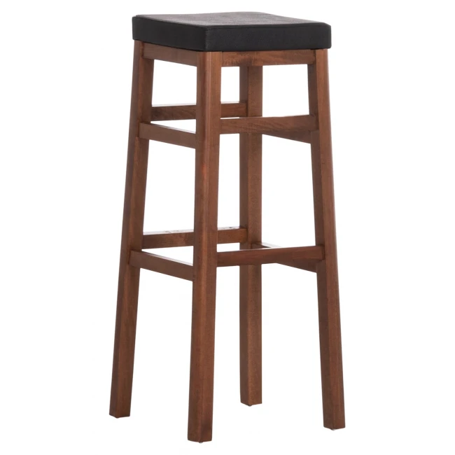 ΣΚΑΜΠO ΚΑΦΕΝΕΙΟΥ ΚΑΦΕ ΜΕ PU ΜΑΥΡΟ ΤΕΤΡΑΓΩΝΟ HM8069 30x34x82Υ εκ.