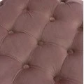 ΣΚΑΜΠΟ KASSIE  ΣΑΠΙΟ ΜΗΛΟ ΒΕΛΟΥΔΟ ΤΥΠΟΥ CHESTERFIELD HM8406.02 Φ60x43Υ εκ.
