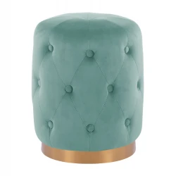 ΣΚΑΜΠΟ ΚΥΛΙΝΔΡΙΚΟ TORRIE HM8405.07 ΦΥΣΤΙΚΙ ΒΕΛΟΥΔΟ ΜΕ ΧΡΥΣΗ ΒΑΣΗ Φ37x46Υ εκ.