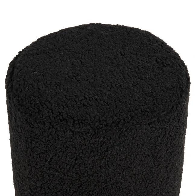 ΣΚΑΜΠΟ LEVY HM8408.24 ΜΠΟΥΚΛΕ ΥΦΑΣΜΑ ΜΑΥΡΟ ΜΕ ΧΡΥΣΗ ΒΑΣΗ Φ35x42Υ εκ.