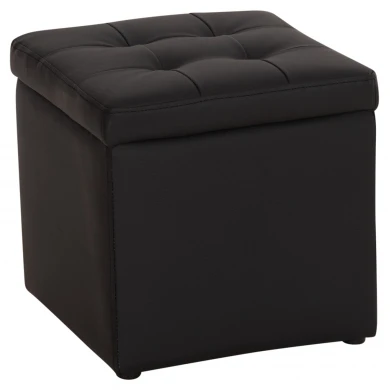 ΣΚΑΜΠΩ ΜΕ ΑΠΟΘΗΚΕΥΤΙΚΟ ΧΩΡΟ PU ΜΑΥΡΟ CUBE HM224.01 38x38x36.5Υεκ.