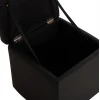 ΣΚΑΜΠΩ ΜΕ ΑΠΟΘΗΚΕΥΤΙΚΟ ΧΩΡΟ PU ΜΑΥΡΟ CUBE HM224.01 36,5x36,5x36Υεκ.