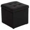 ΣΚΑΜΠΩ ΜΕ ΑΠΟΘΗΚΕΥΤΙΚΟ ΧΩΡΟ PU ΜΑΥΡΟ CUBE HM224.01 36,5x36,5x36Υεκ.