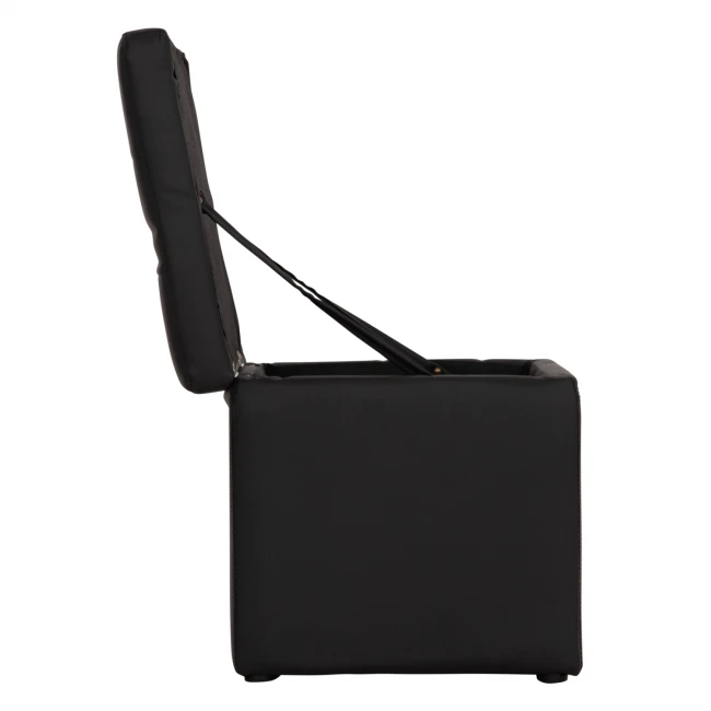 ΣΚΑΜΠΩ ΜΕ ΑΠΟΘΗΚΕΥΤΙΚΟ ΧΩΡΟ PU ΜΑΥΡΟ CUBE HM224.01 36,5x36,5x36Υεκ.