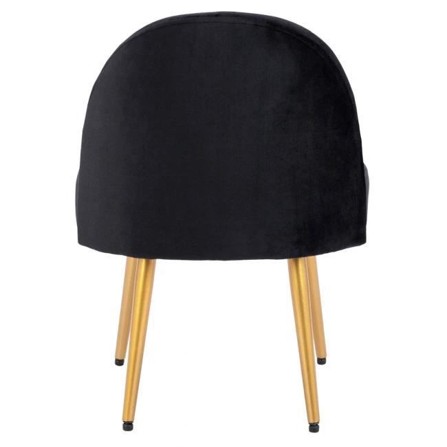 ΣΚΑΜΠΟ ΜΕ ΠΛΑΤΗ YASMINE ΑΠΟ ΜΑΥΡΟ ΒΕΛΟΥΔΟ & ΧΡΥΣΑ ΠΟΔΙΑ HM8395.14 47x43x65Υ εκ.