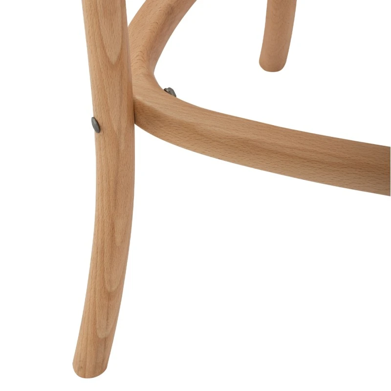 ΣΚΑΜΠΟ ΞΥΛΙΝΟ GIOLIANA HM8750.01 ΑΠΟ ΟΞΙΑ ΦΥΣΙΚΟ ΜΕ PLYWOOD ΚΑΘΙΣΜΑ 46x46x109Υ εκ.