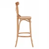 ΣΚΑΜΠΟ ΜΕΣ.ΥΨΟΥΣ GIOLIANA HM8750.01 ΑΠΟ ΟΞΙΑ ΦΥΣΙΚΟ ΜΕ PLYWOOD ΚΑΘΙΣΜΑ 46x46x101Υ εκ.