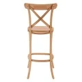 ΣΚΑΜΠΟ ΞΥΛΙΝΟ GIOLIANA HM8750.01 ΑΠΟ ΟΞΙΑ ΦΥΣΙΚΟ ΜΕ PLYWOOD ΚΑΘΙΣΜΑ 46x46x109Υ εκ.