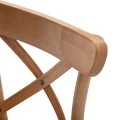 ΣΚΑΜΠΟ ΞΥΛΙΝΟ GIOLIANA HM8750.01 ΑΠΟ ΟΞΙΑ ΦΥΣΙΚΟ ΜΕ PLYWOOD ΚΑΘΙΣΜΑ 46x46x109Υ εκ.