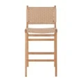 ΣΚΑΜΠΟ ΜΕΣΑΙΟΥ ΥΨΟΥΣ HM9332.01 RUBBERWOOD & ΣΧΟΙΝΙ- ΦΥΣΙΚΟ ΧΡΩΜΑ 45x46x95Υεκ.