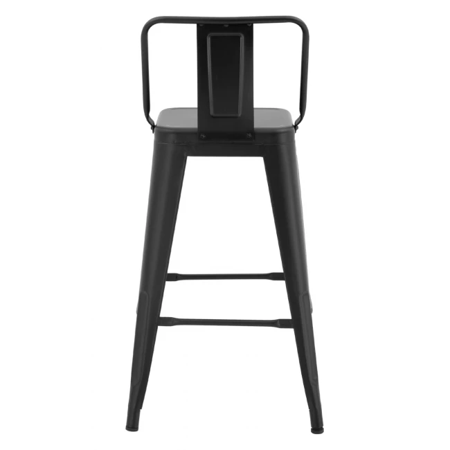 ΣΚΑΜΠΟ ΜΕΣΑΙΟΥ ΥΨΟΥΣ ΜΕΤΑΛΛΙΚΟ MELITA ΜΕ ΠΛΑΤΗ ΣΕ ΜΑΥΡΟ ΜΑΤ HM8574.32 42x42x89,5Υ εκ.