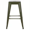 ΣΚΑΜΠΟ ΜΕΣΑΙΟΥ ΥΨΟΥΣ ΜΕΤΑΛΛΙΚΟ MELITA-PRO HM8573.43 DARK OLIVE GREEN 43x43x67Υεκ.