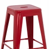 ΣΚΑΜΠΟ ΜΕΣΑΙΟΥ ΥΨΟΥΣ ΜΕΤΑΛΛΙΚΟ MELITA-PRO HM8573.44 ΚΟΚΚΙΝΟ 43x43x67Υεκ.