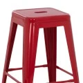 ΣΚΑΜΠΟ ΜΕΣΑΙΟΥ ΥΨΟΥΣ ΜΕΤΑΛΛΙΚΟ MELITA-PRO HM8573.44 ΚΟΚΚΙΝΟ 43x43x67Υεκ.