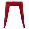 ΣΚΑΜΠΟ ΜΕΤΑΛΛΙΚΟ MELITA HM0096.44 ΣΕ ΚΟΚΚΙΝΟ ΧΡΩΜΑ 37x37x45Υεκ.