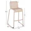 ΣΚΑΜΠΟ ΜΠΑΡ ΑΛΟΥΜΙΝΙΟΥ RACHEL HM6341.04 ΣΑΜΠΑΝΙ 59,5x55x101Υεκ.