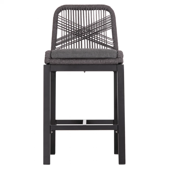 ΣΚΑΜΠΟ ΜΠΑΡ ΜΕΣ.ΥΨΟΥΣ HOWARD HM5791.23 ΜΑΥΡΟ ΑΛΟΥΜΙΝΙΟ--ΓΚΡΙ ΣΧΟΙΝΙ 47,5x55x94,5Υεκ.