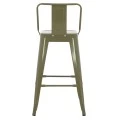 ΣΚΑΜΠΟ ΜΠΑΡ ΜΕΣΑΙΟΥ ΥΨΟΥΣ ΜΕΤΑΛΛΙΚΟ MELITA-PRO HM8574.43 DARK OLIVE GREEN 43x43x88Υεκ.